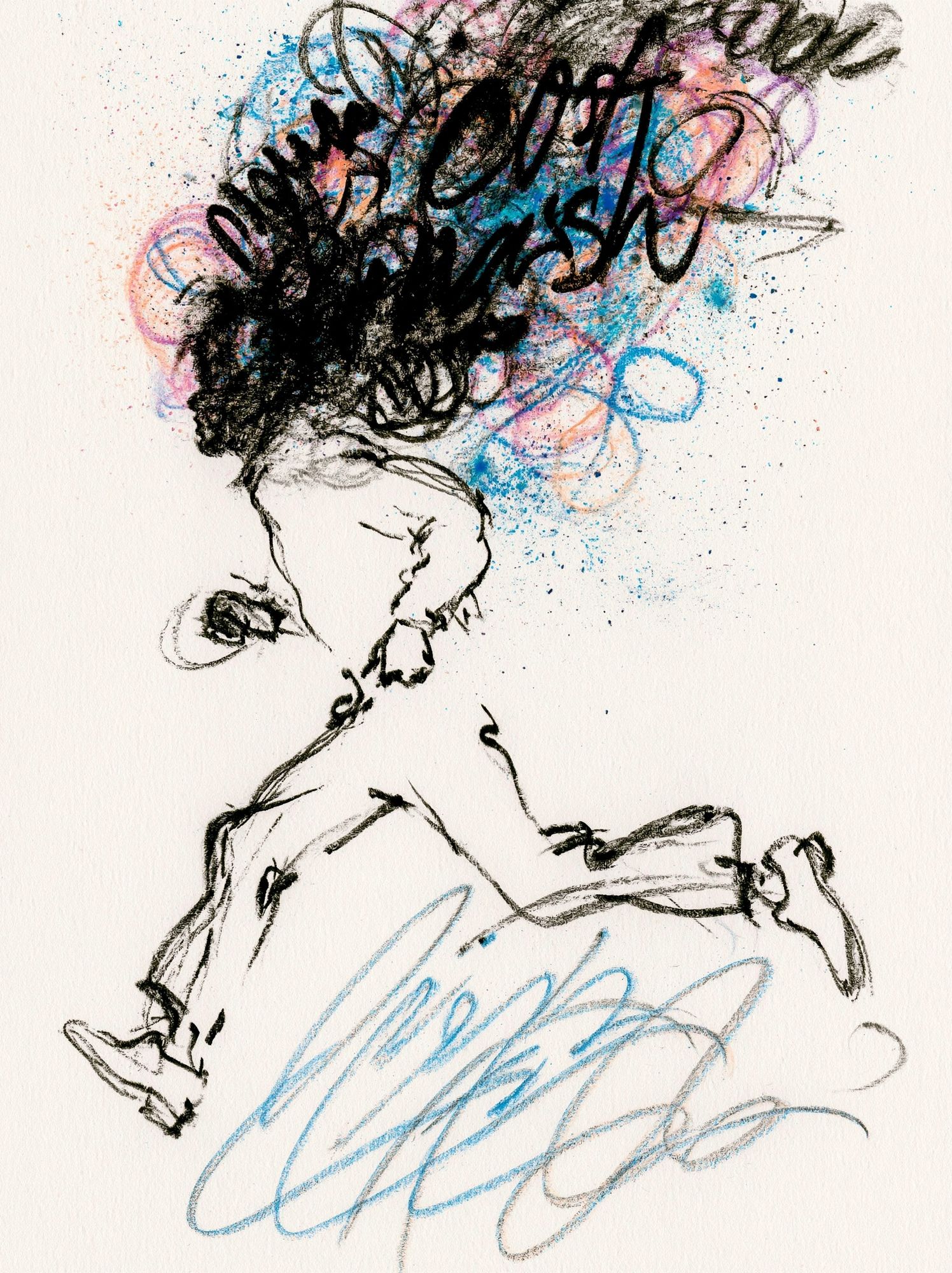 Abstract Figure Sketch Poster. poster detail