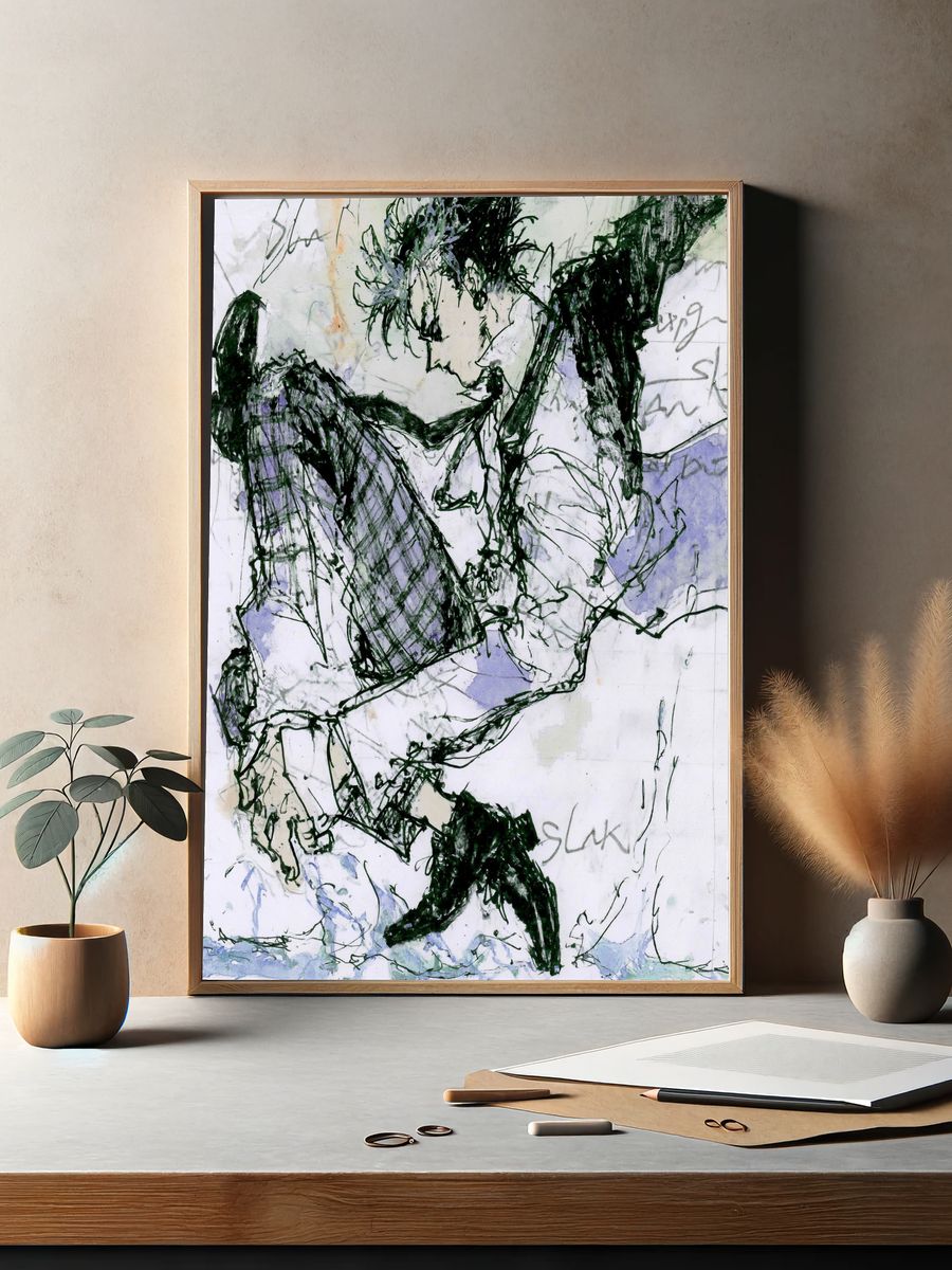 Abstract Figure Sketch Poster. — room view 2