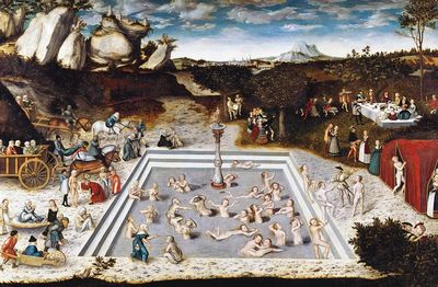 Lucas Cranach 's fountain youth.