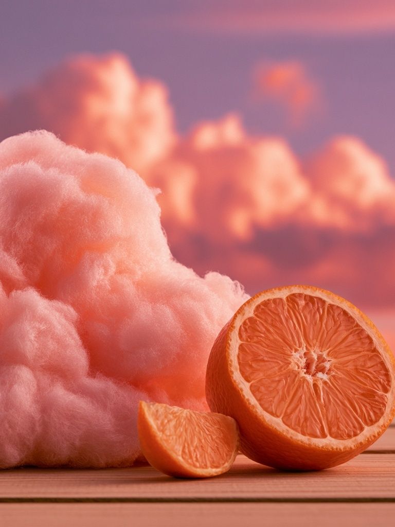 Cotton Candy Orange Still Life Poster. poster — fine-art art