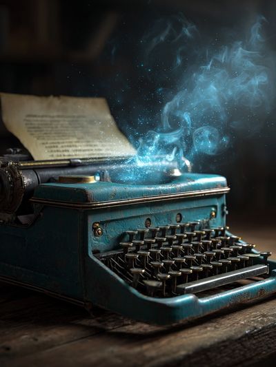 Enchanted Typewriter — Fine-Art Print. poster print