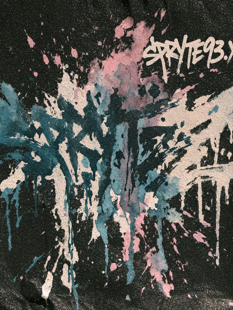 Graffiti Splash Abstract Print. poster — fine-art art