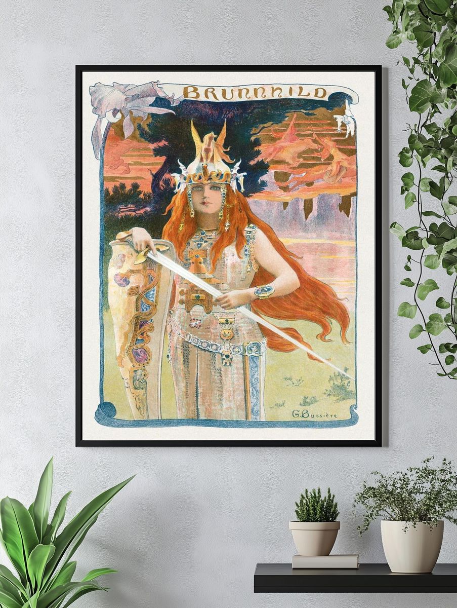 Brunnhild (1899) painting L'Estampe Moderne. — room view 4