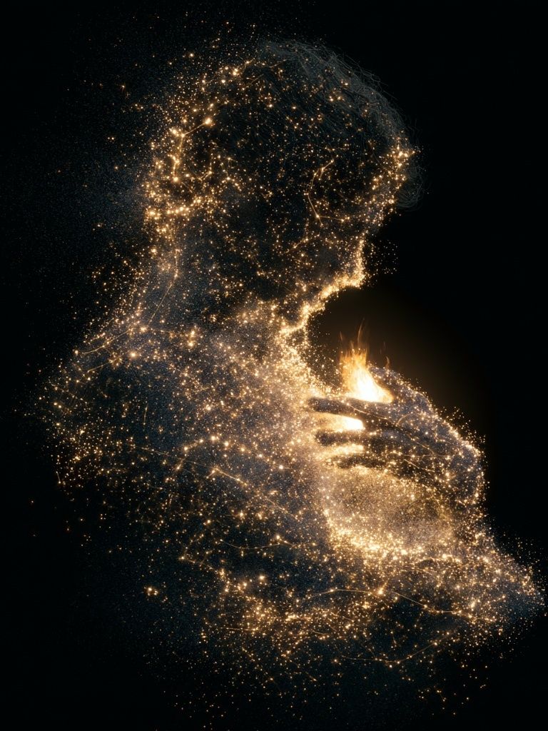 Celestial Figure Fine-Art Print. poster detail