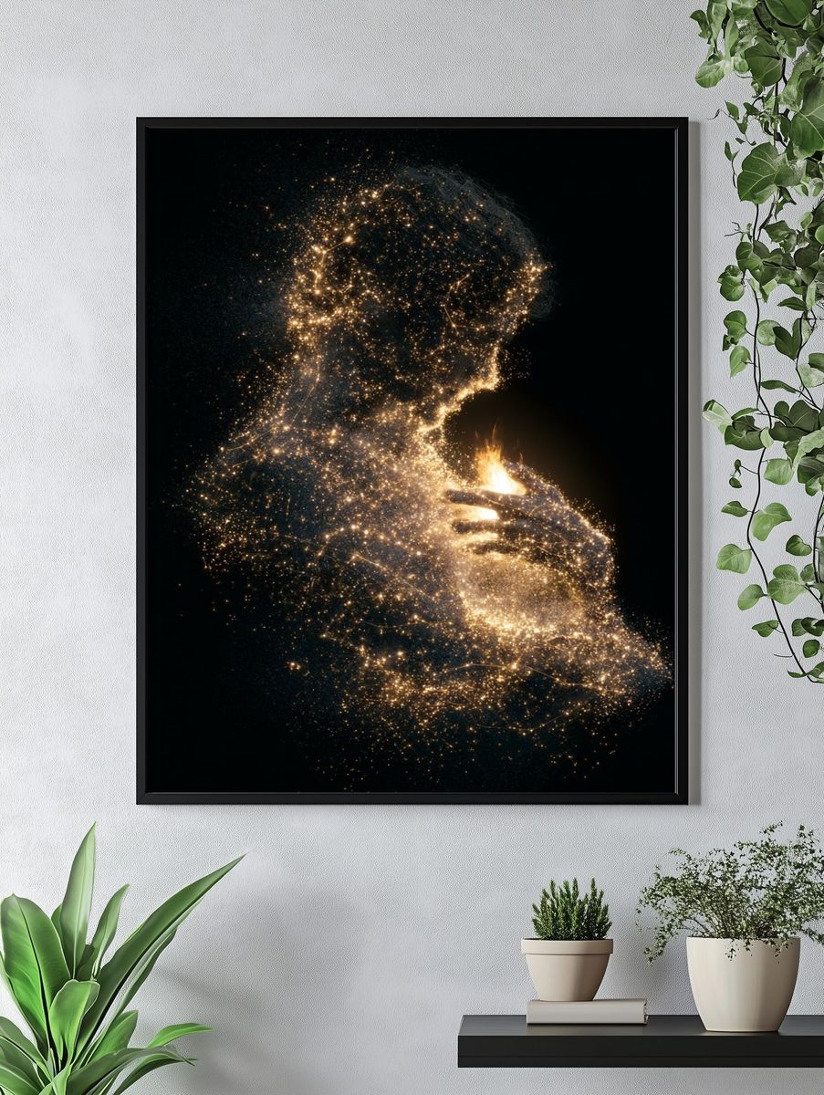 Celestial Figure Fine-Art Print. — room view 4