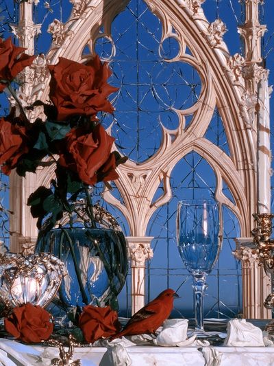 Gothic Roses Still Life Poster. poster