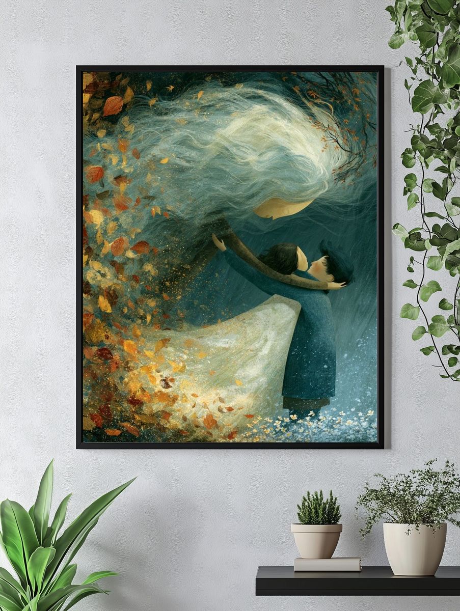 Autumn Embrace — Fine-Art Print. — room view 4