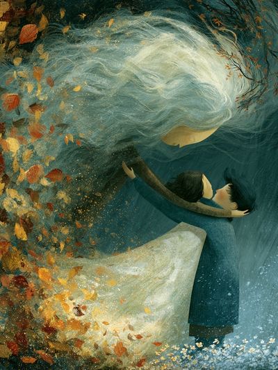 Autumn Embrace — Fine-Art Print.