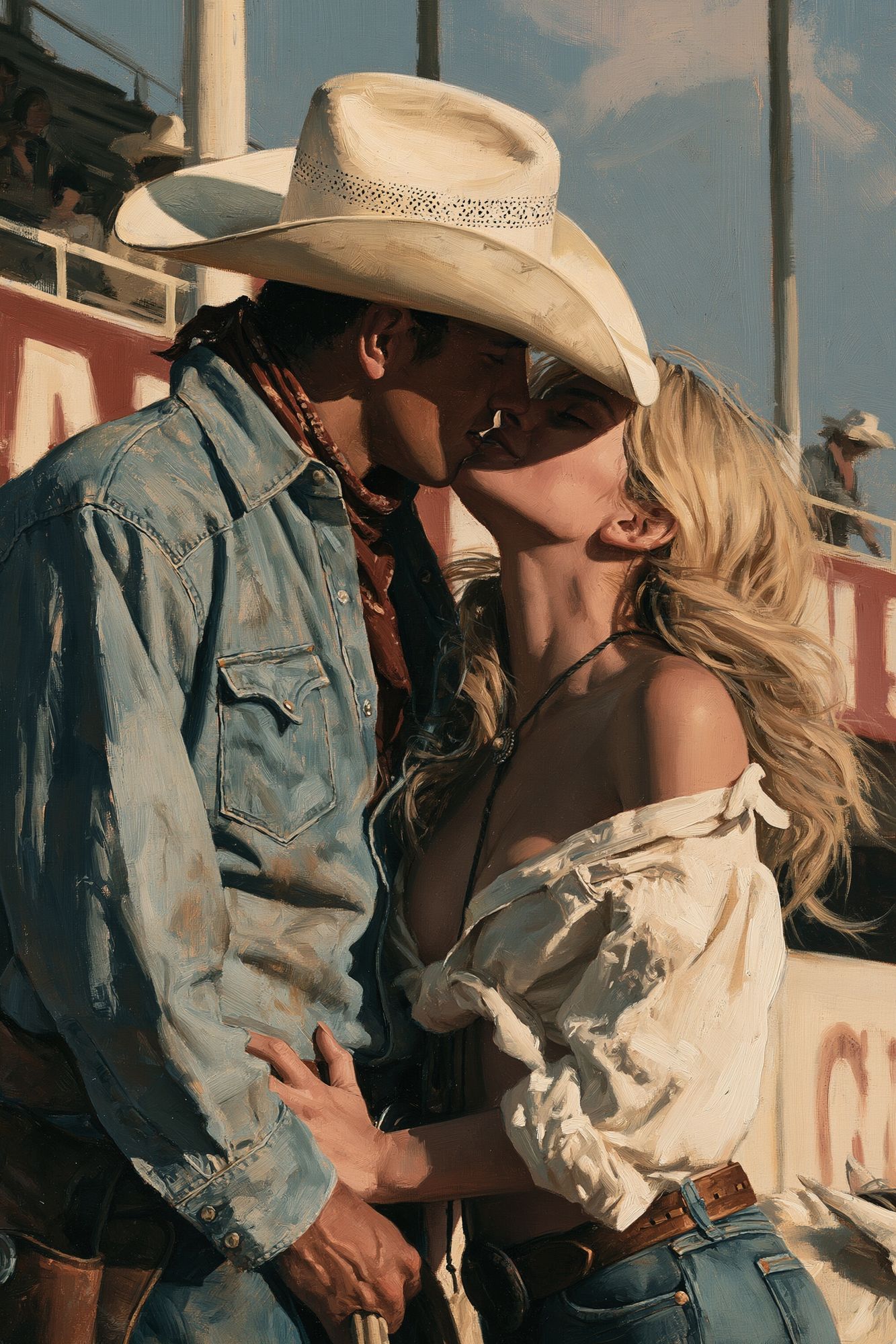 Cowboy Romance — Fine-Art Print. poster detail