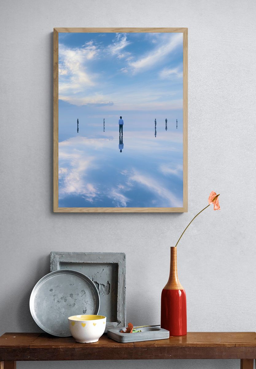 Dreamlike Sky Reflection Print. — room view 3