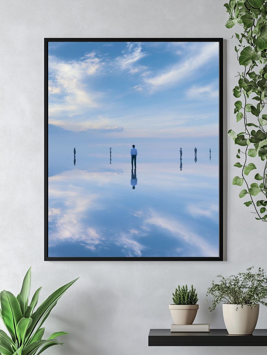 Dreamlike Sky Reflection Print. — room view 4