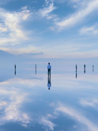 Dreamlike Sky Reflection Print.
