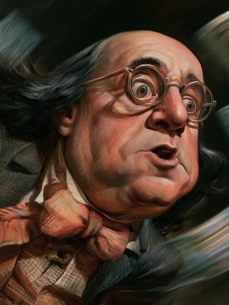 Whimsical Portrait Fine-Art Poster. poster detail