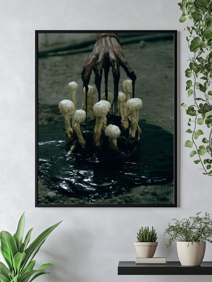 Dark Mushroom Ritual Poster. — room view 4