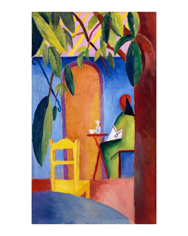 Colorful Interior Scene Poster. poster — fine-art art