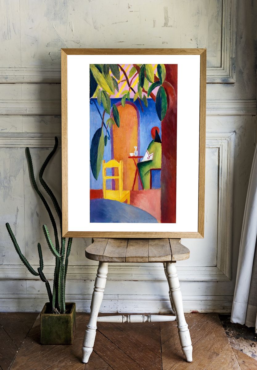 Colorful Interior Scene Poster. — room view 1