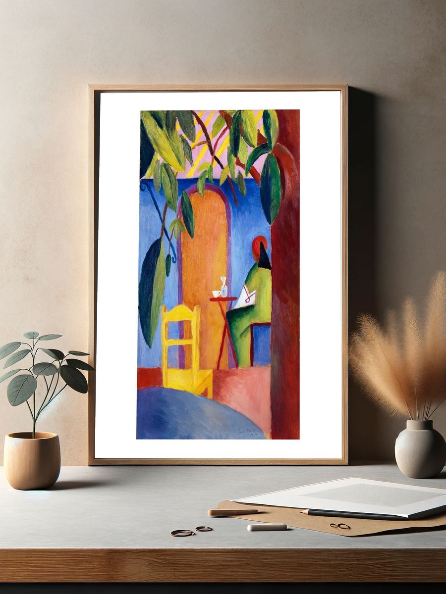 Colorful Interior Scene Poster. — room view 2