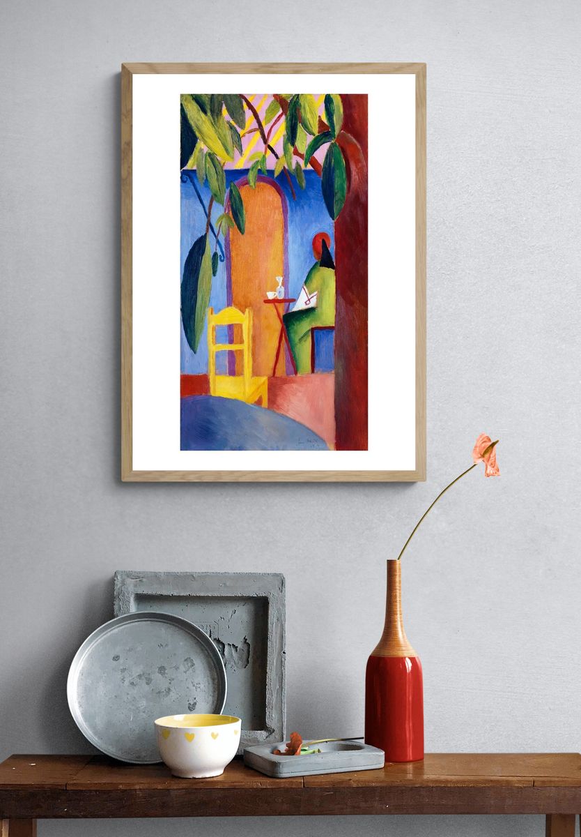 Colorful Interior Scene Poster. — room view 3