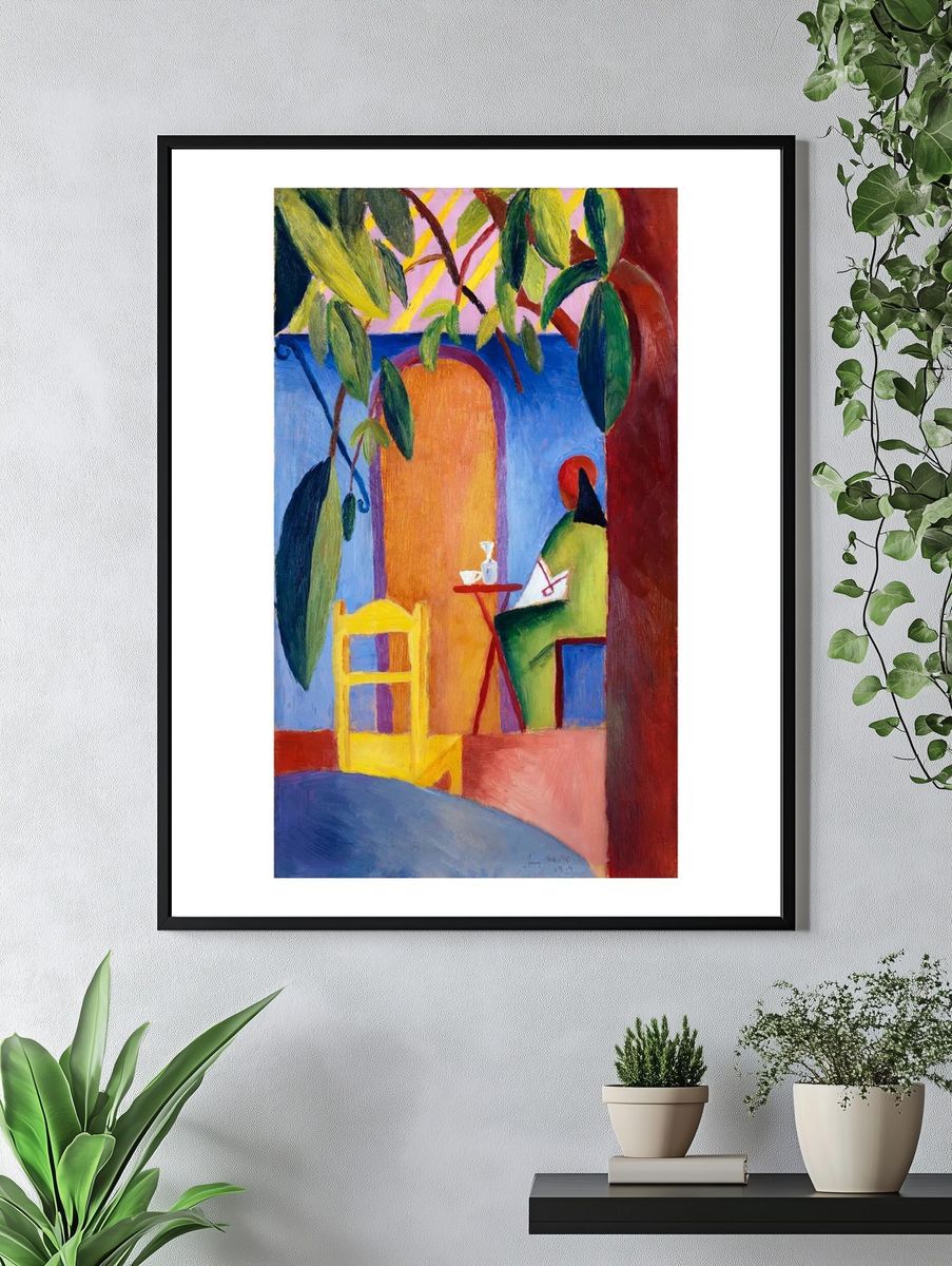 Colorful Interior Scene Poster. — room view 4