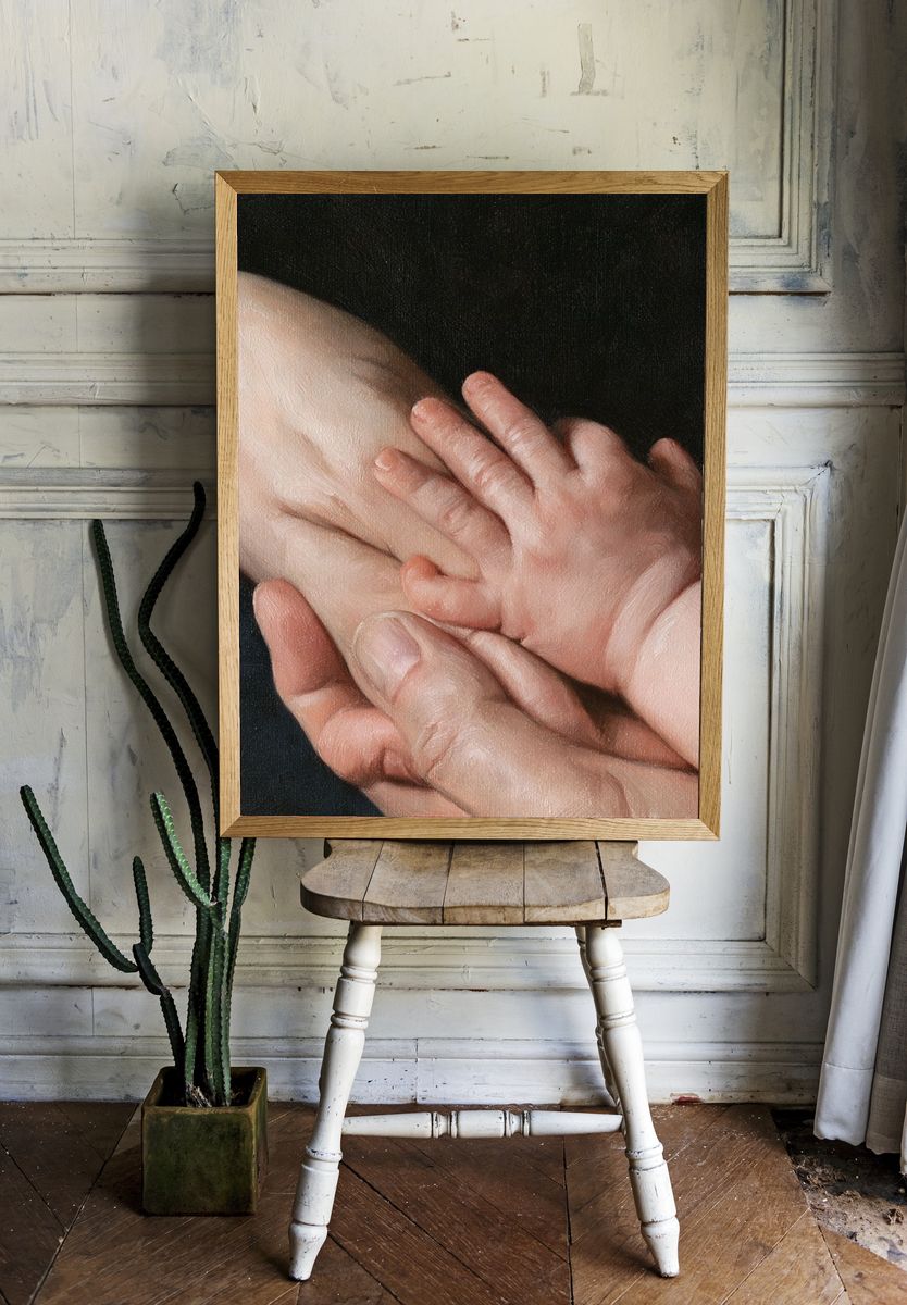 Tender Hands Fine-Art Print. — room view 1