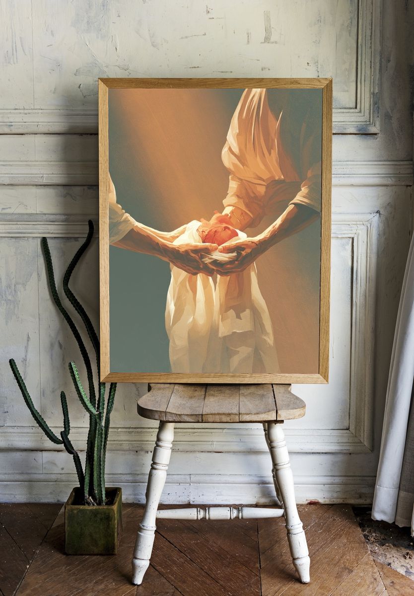 Sacred Offering Fine-Art Print. room preview