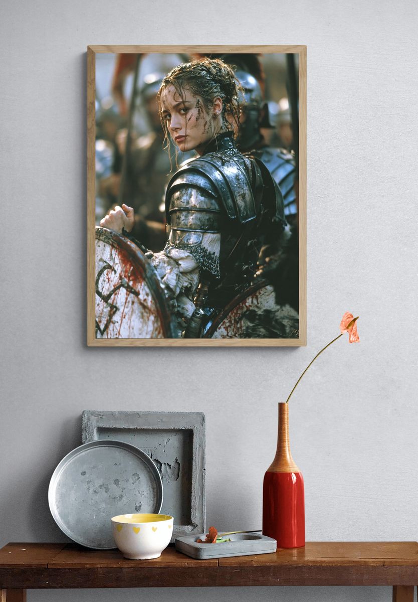 Joan of Arc Portrait Poster. — room view 3