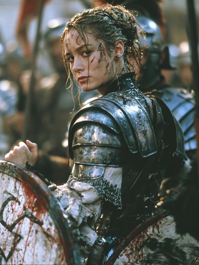 Joan of Arc Portrait Poster.