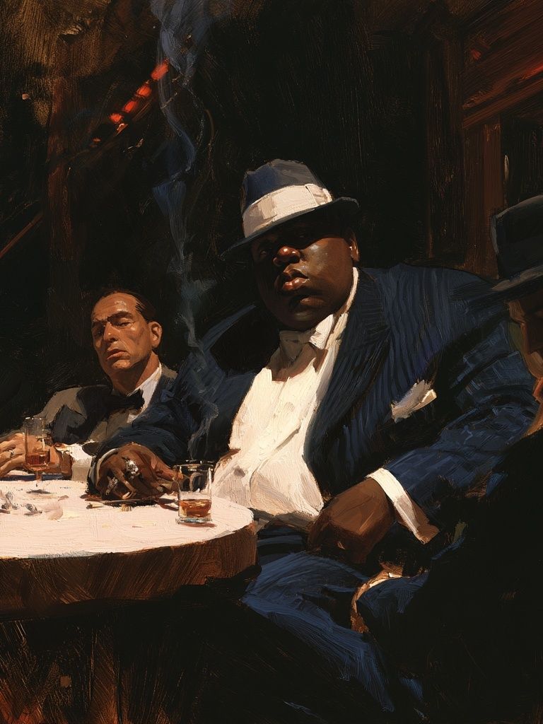 Jazz Club Portrait Poster. poster detail