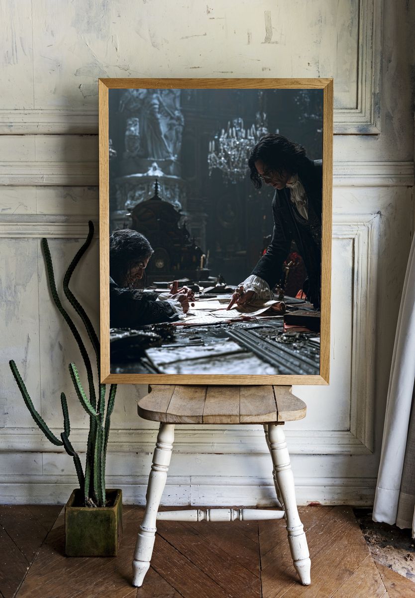 Gothic Duel in Candlelight Poster. room preview