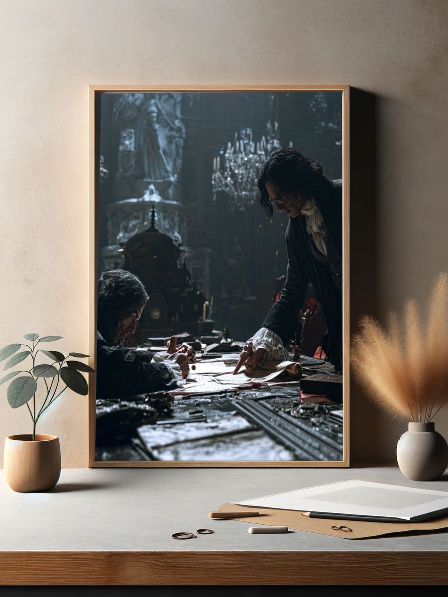 Gothic Duel in Candlelight Poster. — room view 2