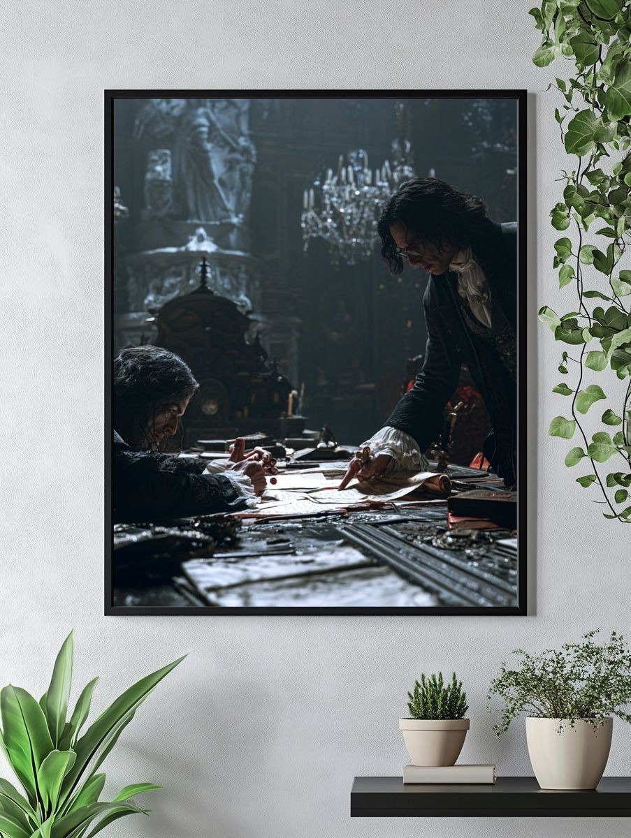 Gothic Duel in Candlelight Poster. — room view 4
