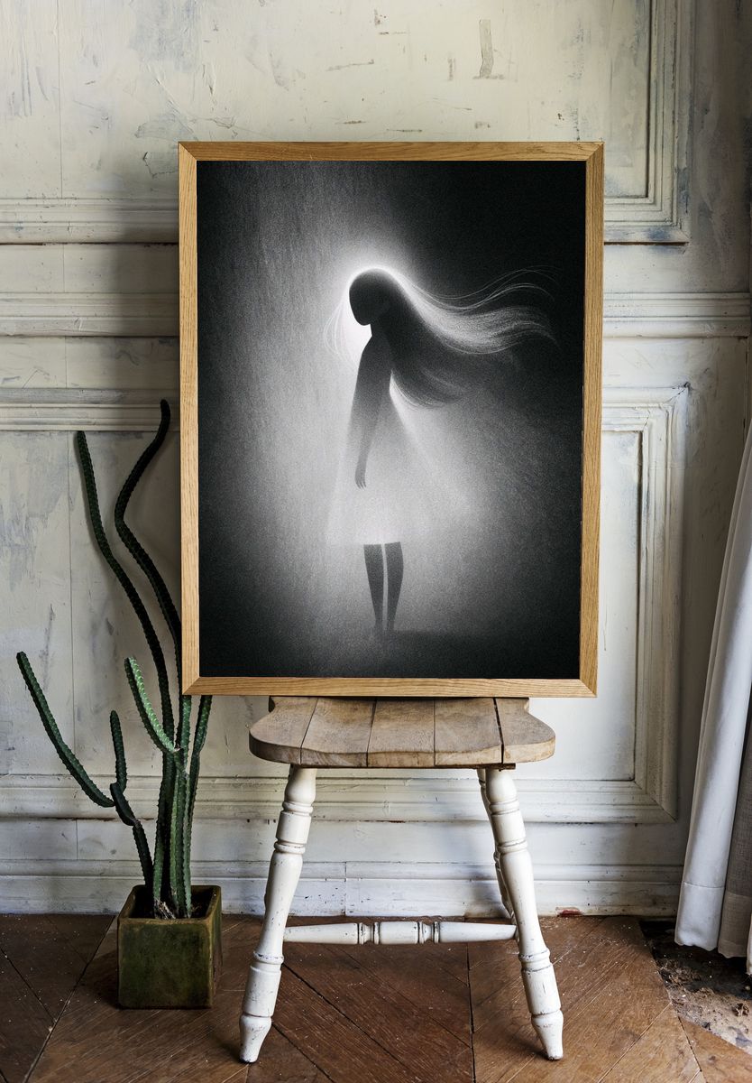 Ethereal Silhouette Fine-Art Print. — room view 1