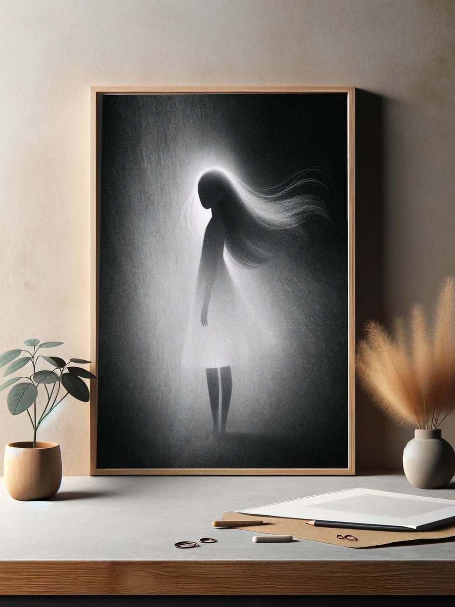 Ethereal Silhouette Fine-Art Print. — room view 2