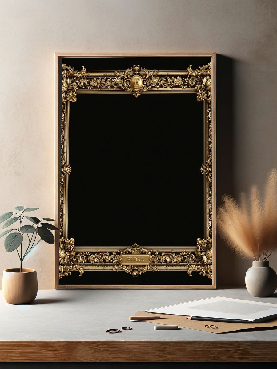 Surreal Bloom Portrait Print. — room view 2