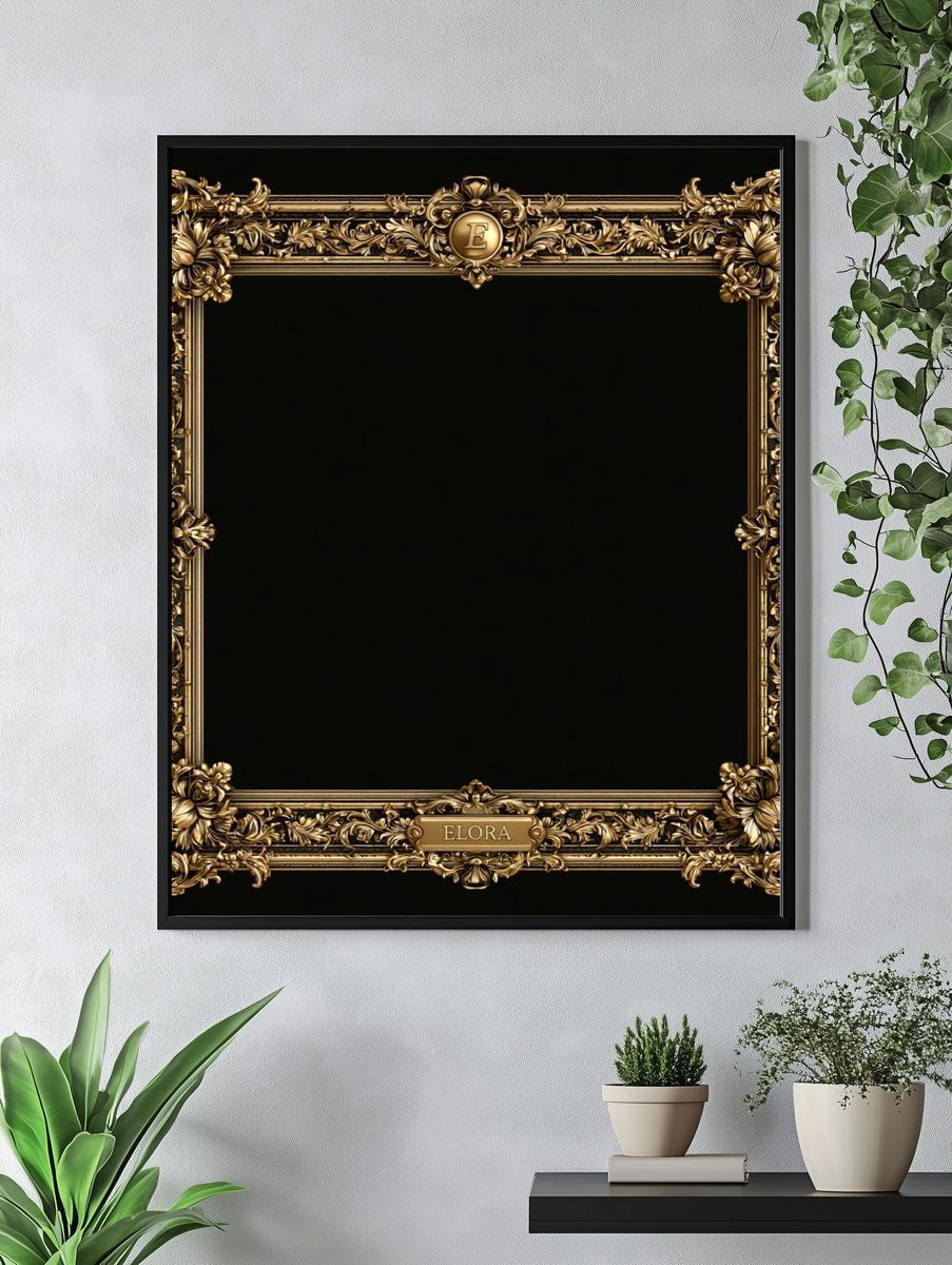 Surreal Bloom Portrait Print. — room view 4