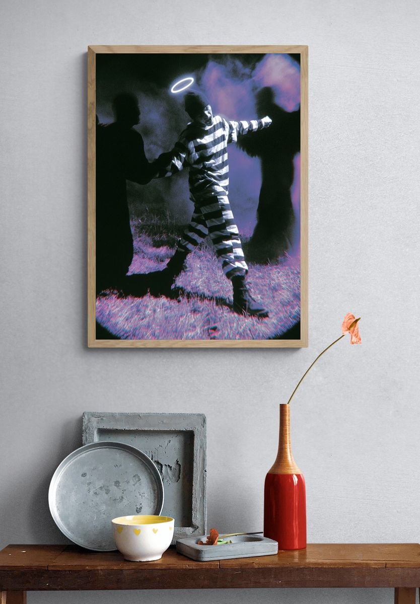 Halo Prisoner Surrealism Poster. — room view 3