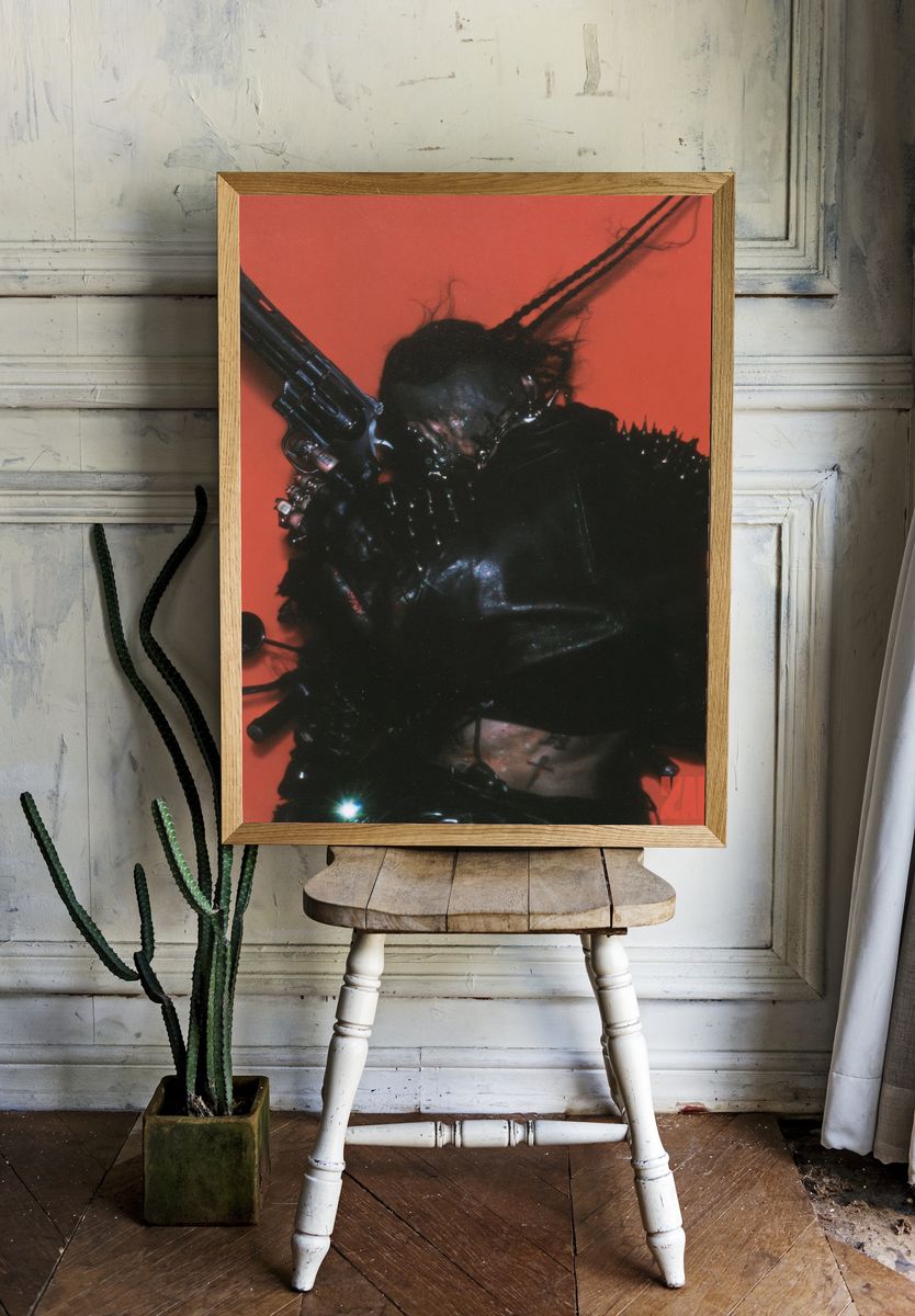 Red Maxx Portrait Print. — room view 1