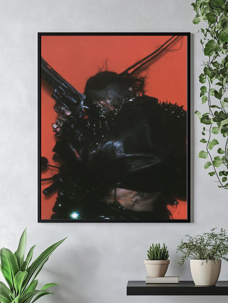 Red Maxx Portrait Print. — room view 4