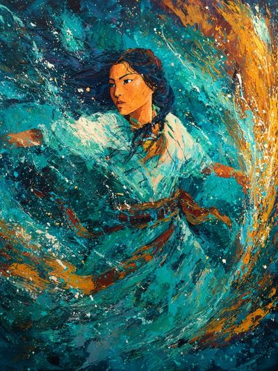Ocean Spirit Fine-Art Poster. poster