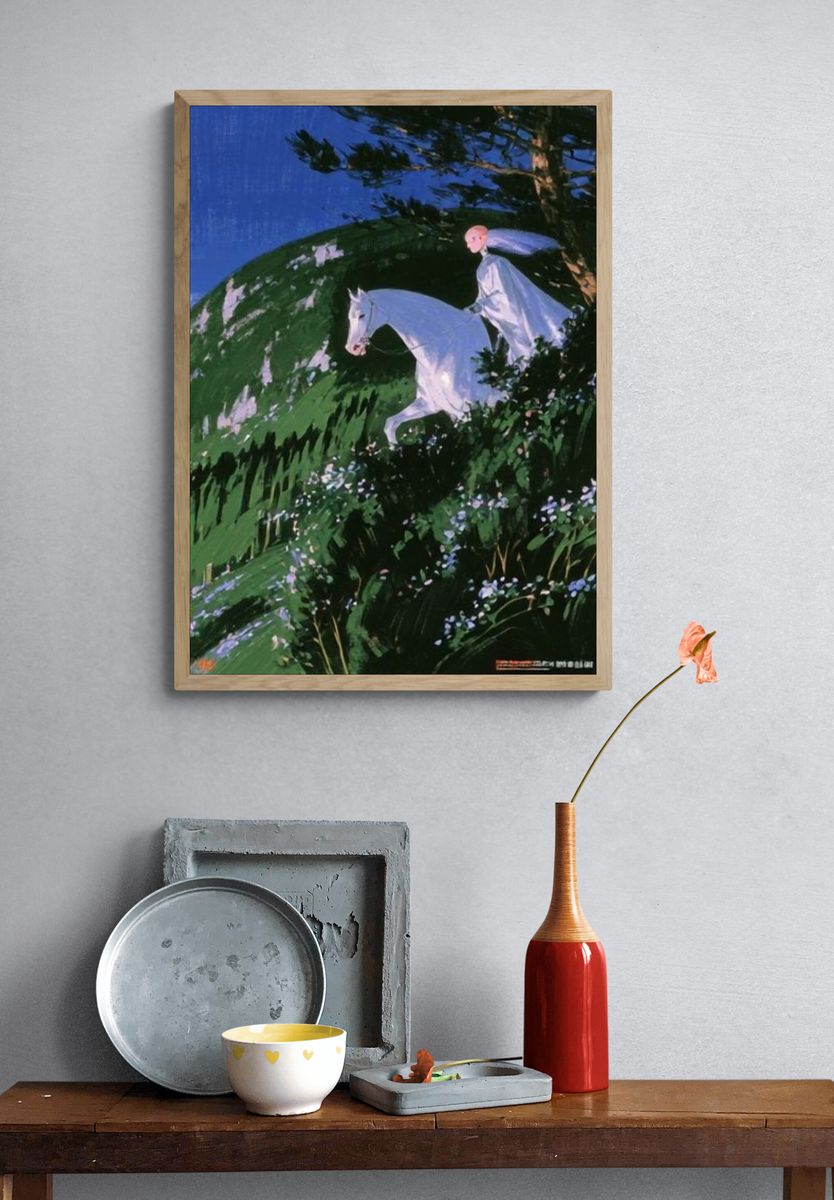 Moonlit Rider Fine-Art Print. — room view 3