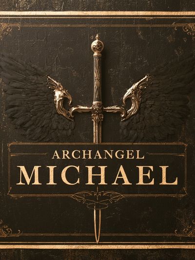 Archangel Michael Gothic Print.