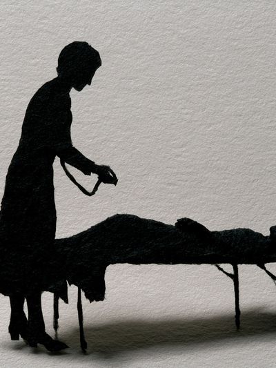 Silhouette Surgery Fine-Art Print. poster