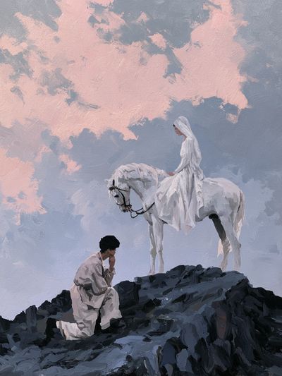 Dreamlike Rider Fine-Art Print.