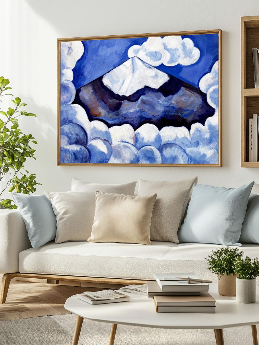 Popocatepetl; Spirited Morning (1932) painting. — room view 2