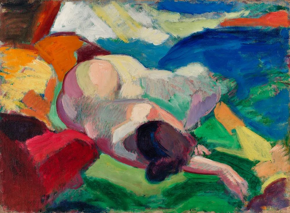 Naked woman posing sensually, Nude. poster detail