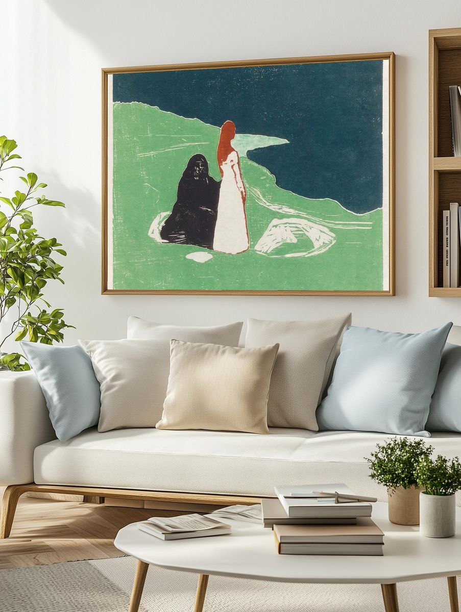 Two Women Shore (1898) Edvard. — room view 2