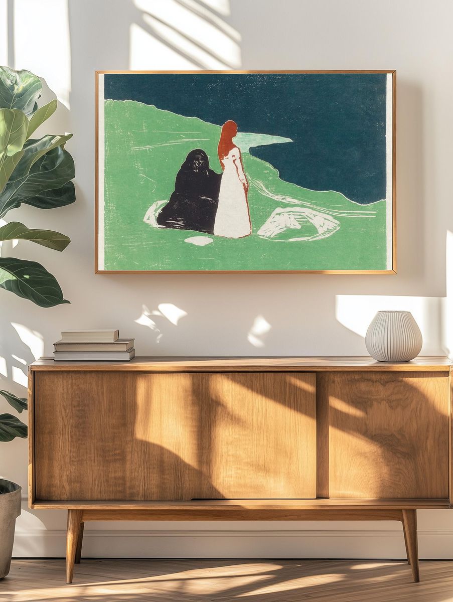Two Women Shore (1898) Edvard. — room view 3