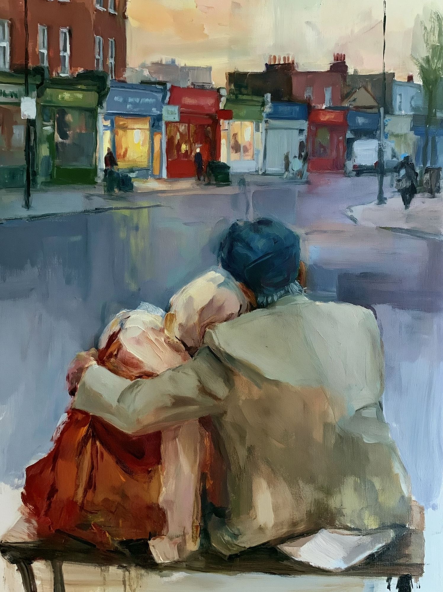 City Lovers Street Scene Poster. poster detail