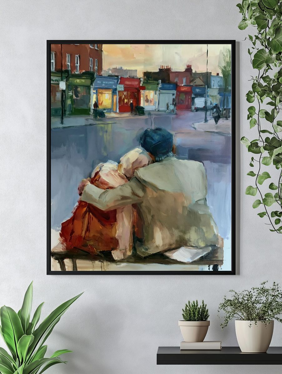 City Lovers Street Scene Poster. — room view 4