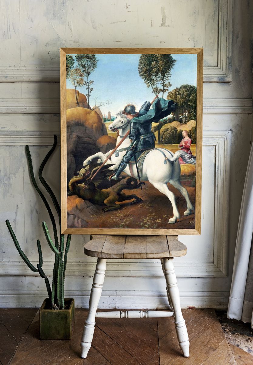 Raphael 's Saint George Dragon. room preview